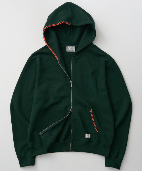 R STITCH HOOD ZIP-UP