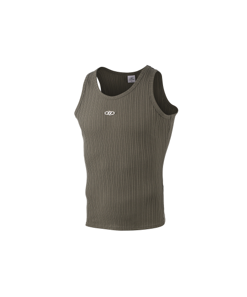 B PENDANT SLICE SLEEVELESS [KHAKI]
