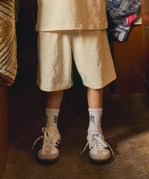 브라운브레스 키즈() KIDS TAG 2TONE SHORTS - IVORY 상품 이미지