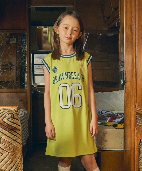 브라운브레스 키즈() KIDS GIRL MESH ONEPIECE - LIME 상품 이미지