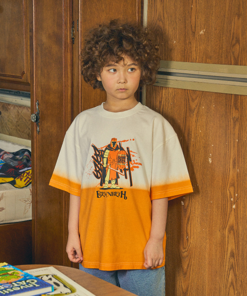 브라운브레스 키즈() KIDS PROTECT PIGMENT TAG TEE - WHITE 상품 이미지