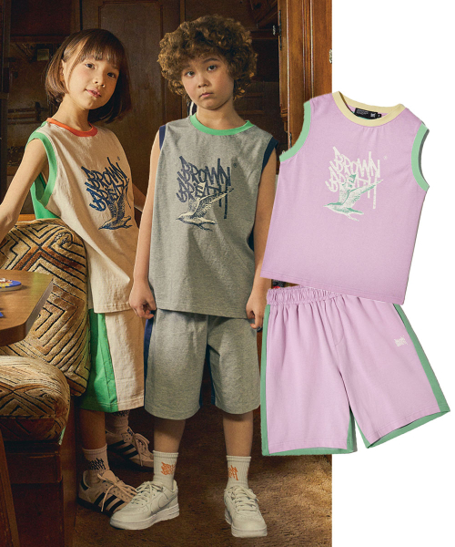브라운브레스 키즈() KIDS BE FREE 2TONE SETUP - 3 COLORS 상품 이미지