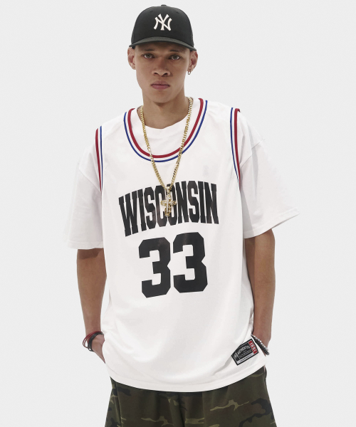 Оверсайз джерси Giant Fit Basketball (White)