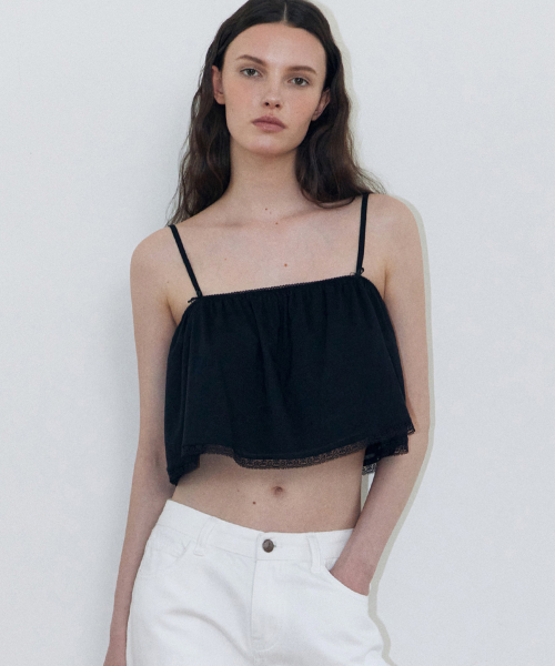 Кружевной топ Lace Flow (BLACK)