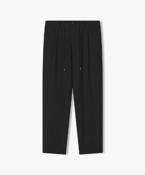 [25SS] Брюки LLS23505 Black tapered fit с защипом на кулиске