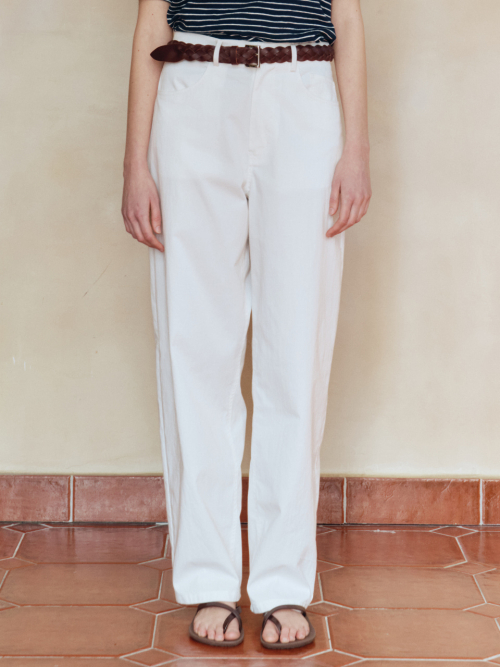 시엔느() Figaro Cotton Pants (White) 상품 이미지