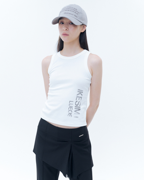 ◆MISEKI SEOUL◆ Ikesim sleeveless WHITE MSK252SL05WH 미세키서울(MISEKI SEOUL) Ikesim sleeveless WHITE - 사이즈