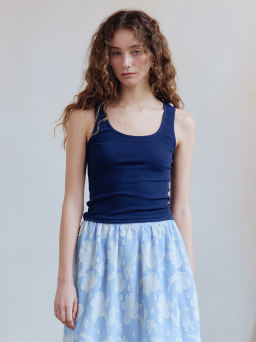 시엔느() Essential Sleeveless Top (Navy) 상품 이미지