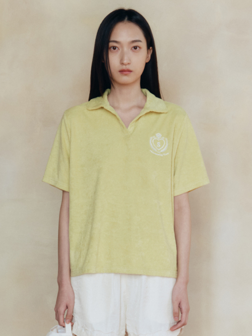 시엔느() Fia Terry Shirt (Yellow) 상품 이미지