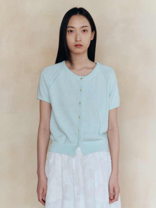 시엔느() Aki Linen Cardigan (Sky Blue) 상품 이미지
