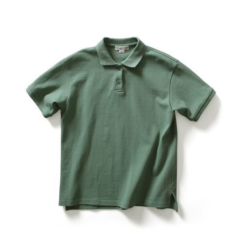 Plain Cotton поло - Bottle Green