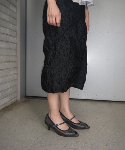 이크닉() r. 906  open toe heels  /  black 상품 이미지