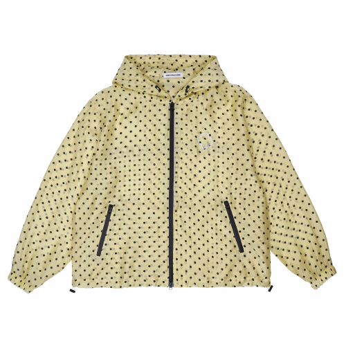 POLKA-DOT SHELL JACKET LEMON