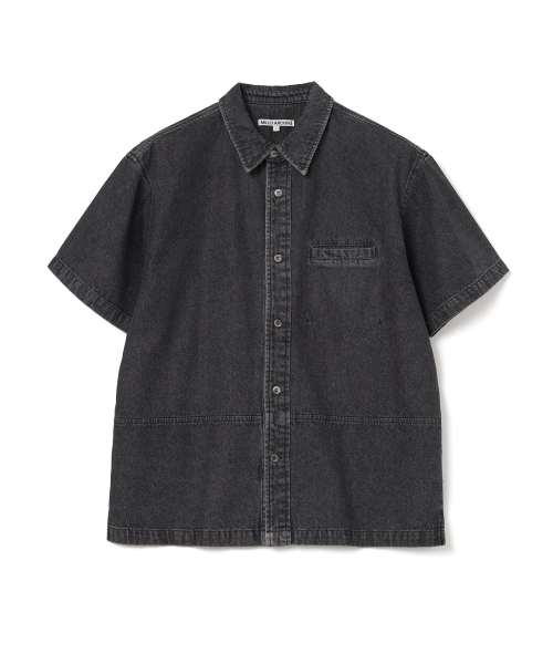 Свободная джинсовая рубашка Easy Drop [Black]