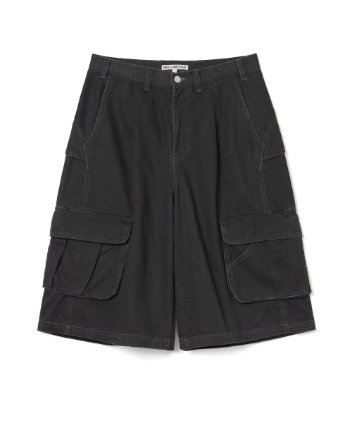 Широкие брюки карго [Black]