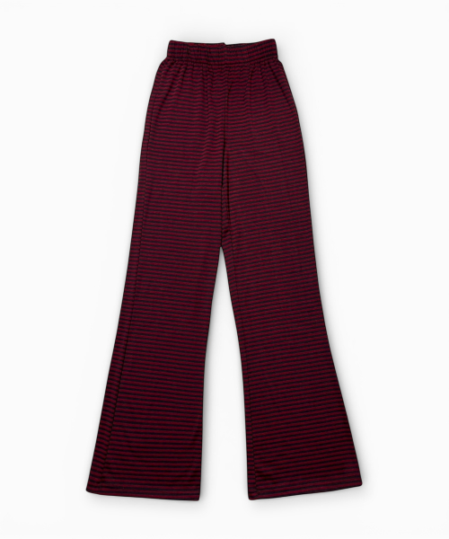 Stripe Flare Lounge Pants (Red)