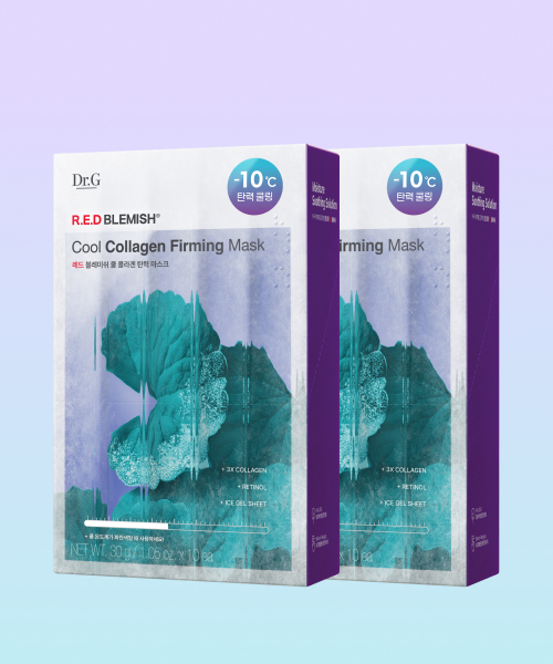 닥터지() 레드 블레미쉬 쿨 콜라겐 탄력 마스크 30g 10매x2개 상품 이미지