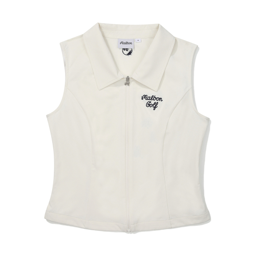 collar sleeveless vest CREAM(WOMAN)