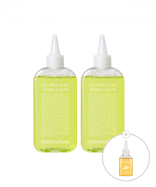 스팀베이스 정수리 냄새 고민해결 두피각질 티트리 스케일러 250ml 2개(터메릭 50ml 증정)