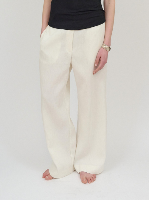 Sage Crease Pants [Ivory]