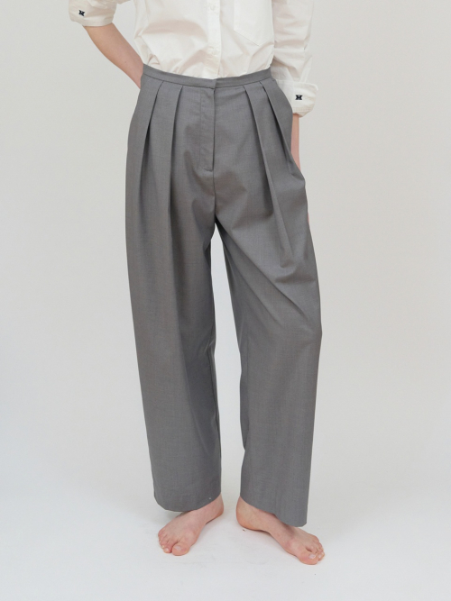 Glen Classic Slacks [Gray]