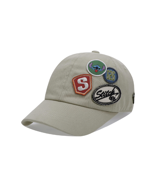 【SUNLOVE】 [STITCH] Wappen Cap /追跡付 썬러브(SUNLOVE) [STITCH] Wappen Cap Beige - 사이즈 & 후기