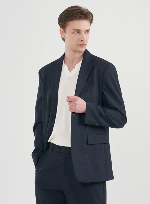 Полуоверсайз блейзер Comfort [M~5XL], Indigo