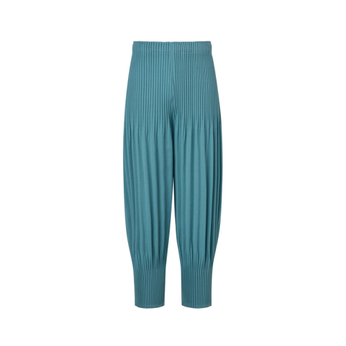 [Женские] плиссированные брюки baggy fit (Blue)