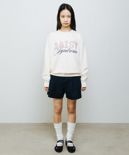 BALLON DENIM SHORTS navy
