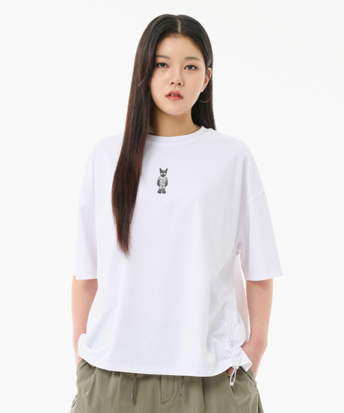 라이프워크() 여성) 에어리 피규어 루즈핏 반팔 티셔츠 상품 이미지