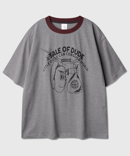 Dude Short T-shirt Deepgray JIST2629