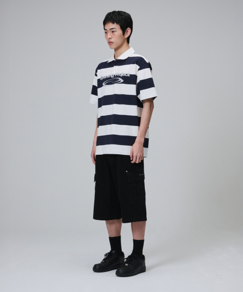 오프닝프로젝트() Cargo Pocket Bermuda Pant - Black 상품 이미지