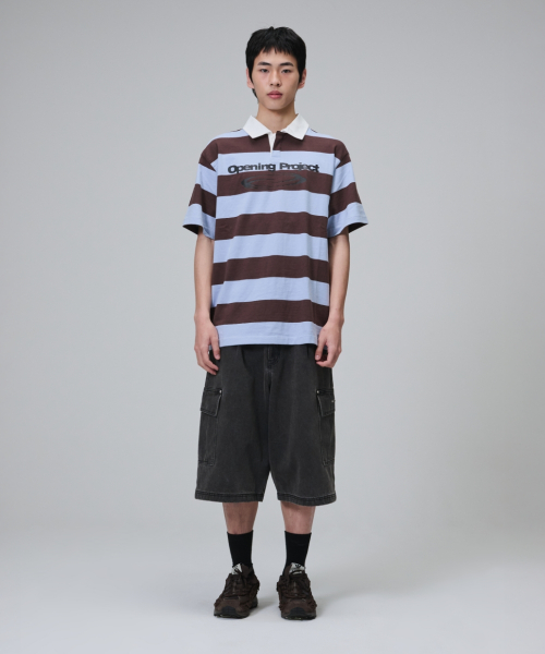 오프닝프로젝트() Cargo Pocket Bermuda Pant - Charcoal 상품 이미지