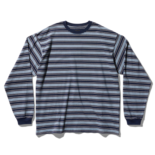 Leo Vintage полосатый лонгслив Navy
