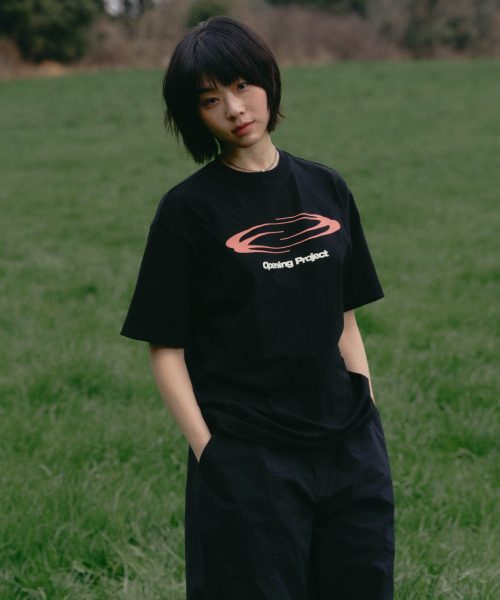 오프닝프로젝트() Symbol Logo Multi Color T Shirt - Black 상품 이미지