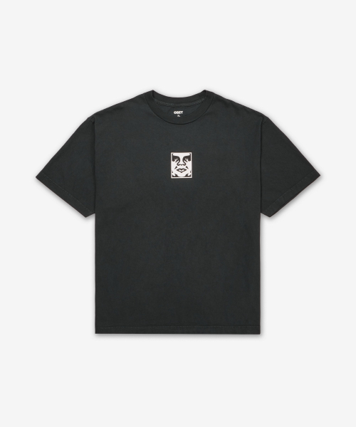 Футболка OBEY Icon Face - Pigment True Vintage Black / 167924152PTB