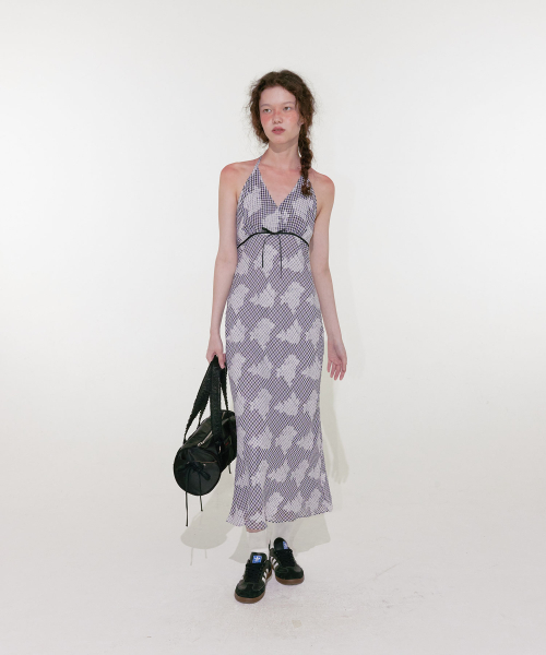【LOULOUSEOUL】Picnic Gingham Dress (Blue) 루루서울(LOULOUSEOUL) Picnic Gingham Dress (Blue) - 사이즈