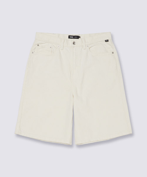 반스() 체크-5 배기 데님 쇼트 - 마시멜로우 / VN000C9VFS81 상품 이미지