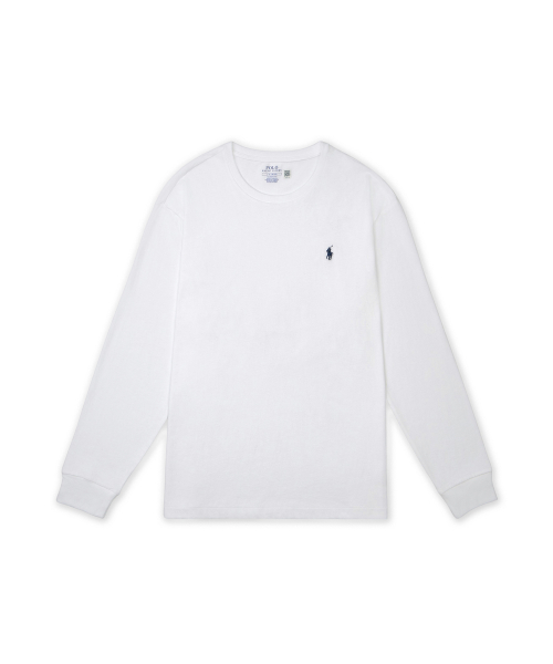 LSCNCLSM5-LONG SLEEVE-T-SHIRT 26/1 JERSEY-WHITE