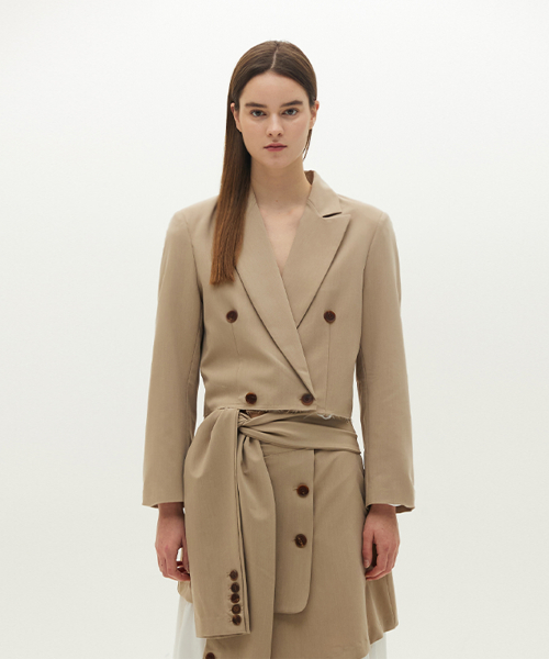 Double cropped blazer