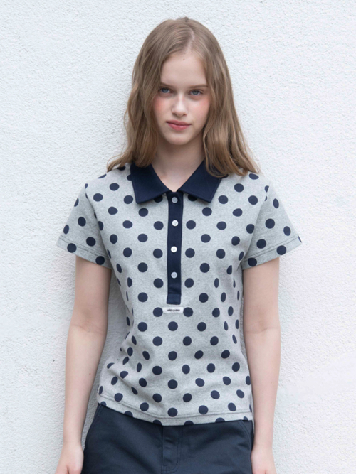 DOT PK T-SHIRT, MELANGE