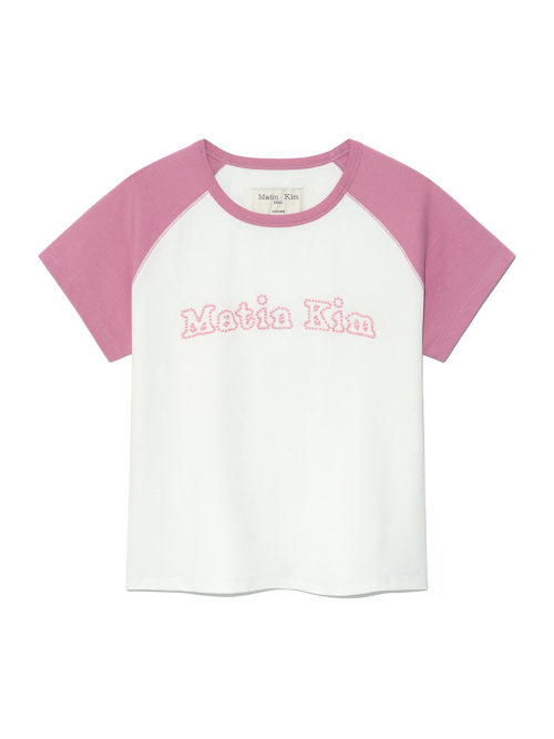 ★Matin Kim★FLOWER STITCH RAGLAN LOGO TOP MK2534TS049MBB_2.jpg
