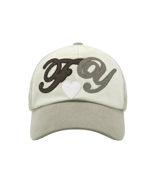 FY PATCH BLOCK BALL CAP (BEIGE) F25QE994