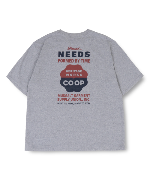 Футболка COOP с графикой Melange Grey