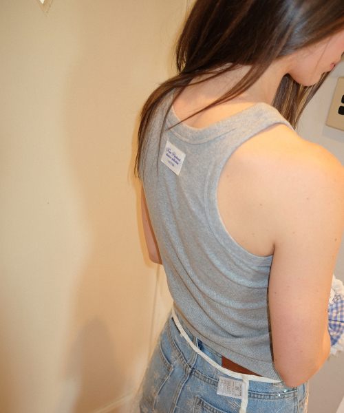 Day Sleeveless_Melange Gray