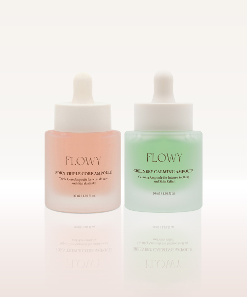 플로위() PDRN 트리플 코어 + 그리너리 카밍 앰플 듀오 세트 상품 이미지