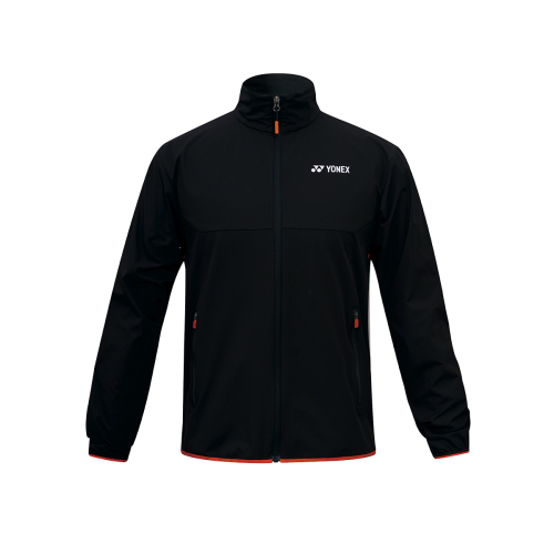 Анорак унисекс 251JJ004U Black с оранжевыми деталями