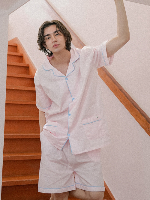 [uni] Хлопковая пижама с шортами Cotton Candy