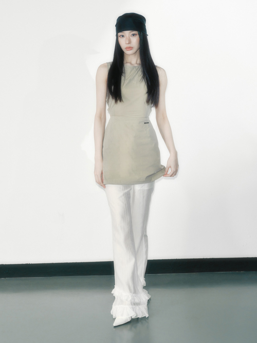 레이브(RAIVE) Ruffled Hem Pants VW5ML476_2color - 사이즈