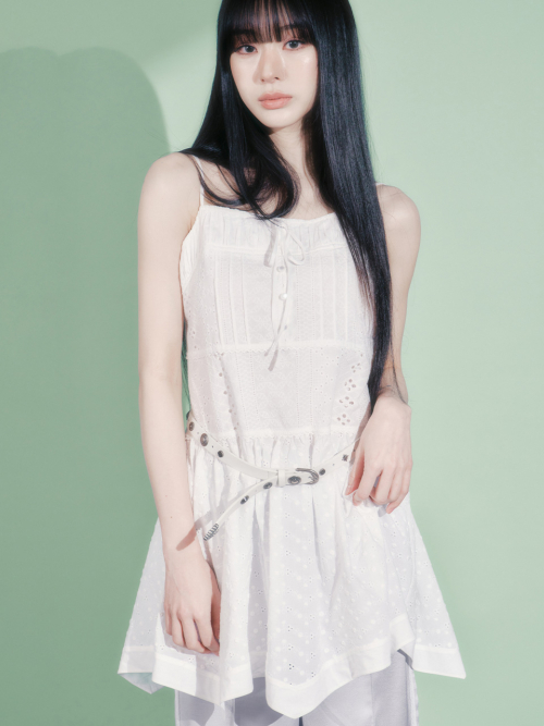 RAIVE ♥ Lace Sleeveless Mini Dress /追跡付 레이브(RAIVE) Lace Sleeveless Mini Dress VW5MO195_2color